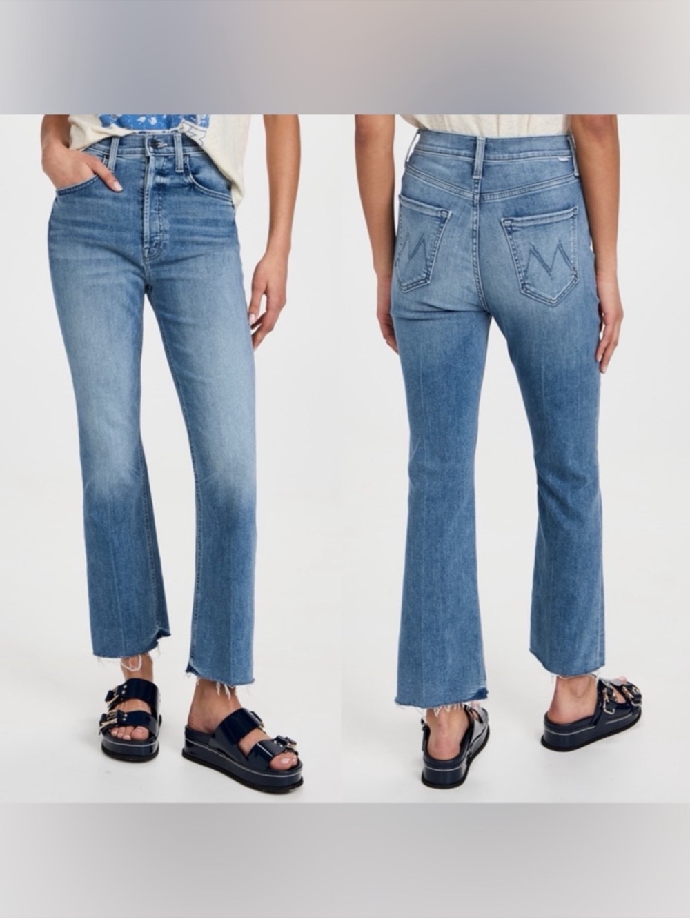 Mother The Tripper Ankle We The Animals Cotton Jeans 24